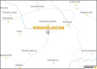 map of Pinheiral de Cima