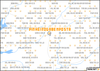 map of Pinheiro da Bemposta
