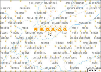 map of Pinheiro de Ázere