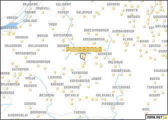 map of Piniā Bānda