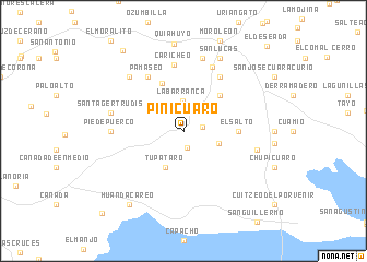 map of Piñícuaro