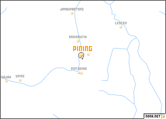 map of Pining