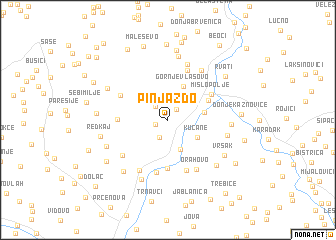 map of Pinjaž Do