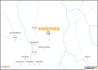 map of Pinkérinko
