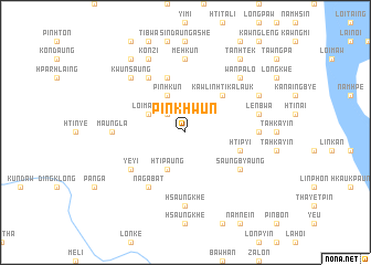 map of Pinkhwun