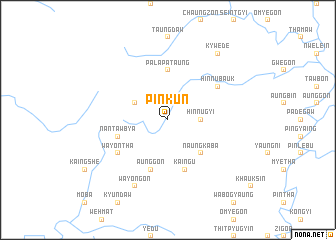map of Pinkun