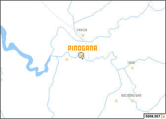 map of Pinogana