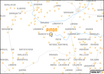 map of Piñón
