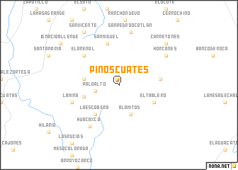 map of Pinos Cuates