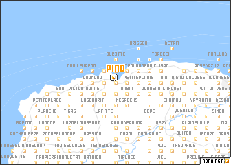 map of Pino