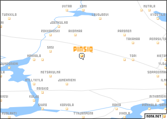 map of Pinsiö