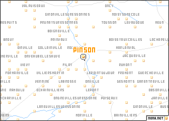 map of Pinson