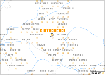 map of Pin Thậu Chải