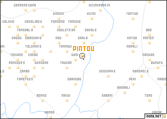 map of Pintou