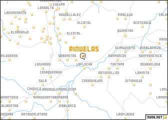 map of Piñuelas