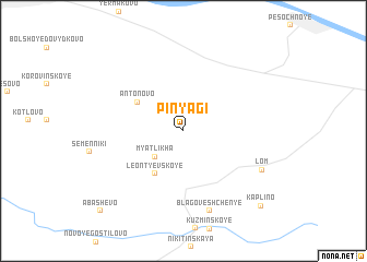 map of Pinyagi