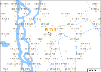 map of Pinya