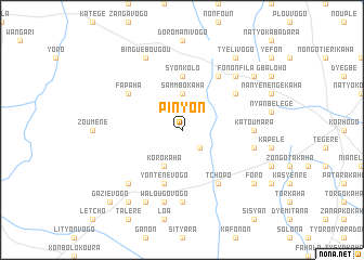 map of Pinyon