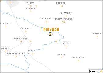 map of Pinyuga