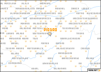 map of Piódão