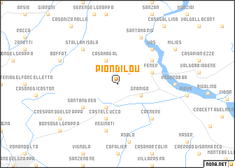 map of Pion di Lou