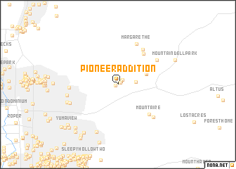 map of Pioneer Addition