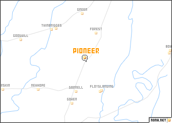 map of Pioneer