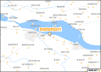 map of Pionerskiy