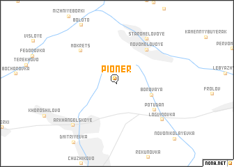 map of Pioner