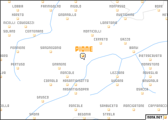 map of Pione