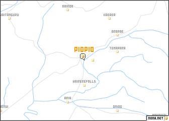 map of Piopio