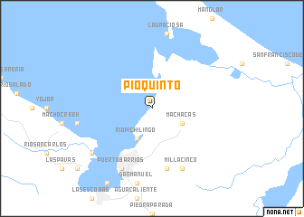 map of Pioquinto
