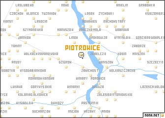 map of Piotrowice