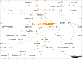 map of Piotrowo Trojany
