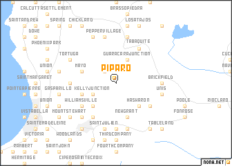 map of Piparo