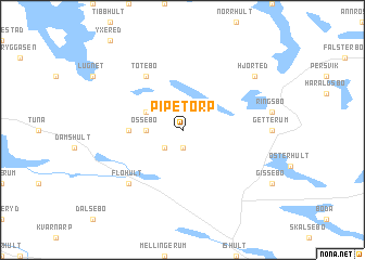 map of Pipetorp
