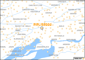 map of Pīpli Saddu