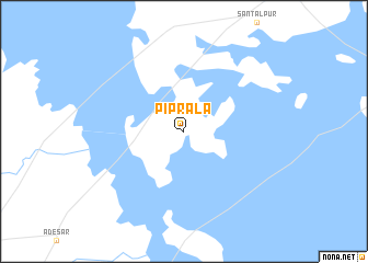 map of Piprāla