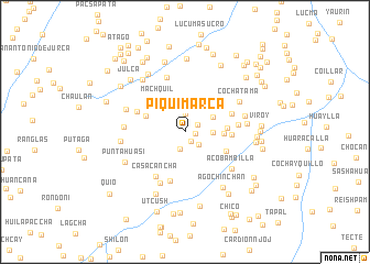 map of Piquimarca