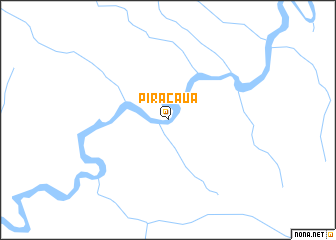 map of Piracaua