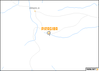 map of Piragiba