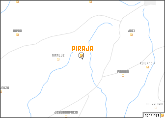 map of Pirajá