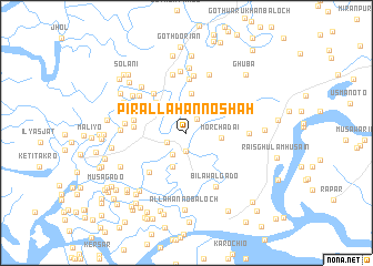 map of Pīr Allāhanno Shāh