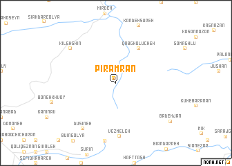 map of Pīr ‘Amrān