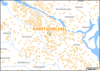 map of Pirān Tughal Khel