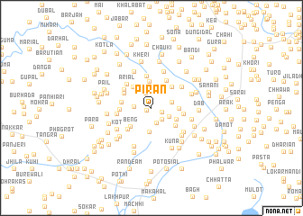 map of Pirān