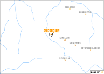 map of Piraque