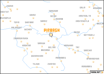 map of Pīr Bāgh