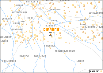 map of Pīr Bāgh