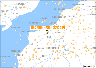 map of Pīr Bakhsh Mazrāri